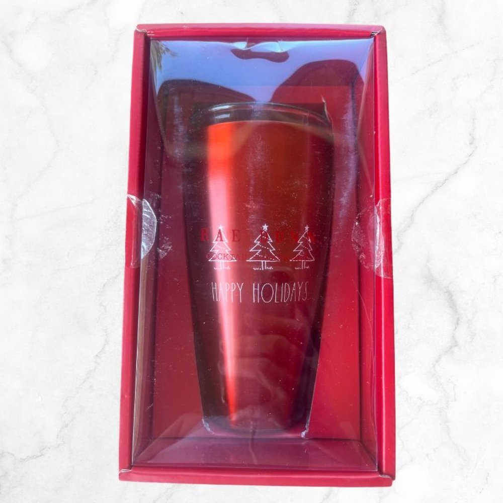 Rae Dunn Holiday Cocktail Shaker Set Christmas